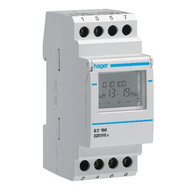 Hager EE180 Kopplingsur 16A, 250V AC