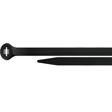 Elematic 9006012 Buntband svart, 2-lock, 100-pack