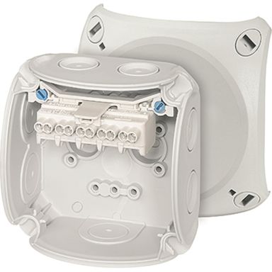 Hensel DK 0202 G Kopplingsdosa med plint, 2,5 mm
