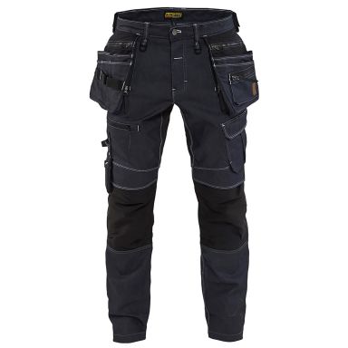 Blåkläder 199011418999C154 Håndverksbukse stretch, X19, marineblå/svart
