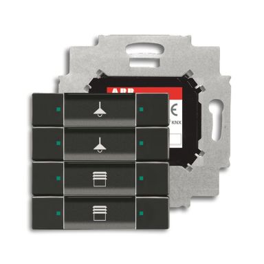 ABB Impressivo 6117-0-0221 Painike 4-napainen painike, väyläliitäntäyksiköllä, KNX