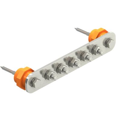 Obo Bettermann 5015854 Skena med isolerad distans för väggmontage