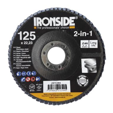 Ironside 201344 Lamellrondell 125 mm