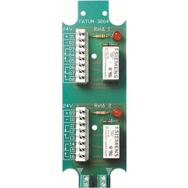 Alarmtech 3064.01 Reläplint 2-relä, 24 DC