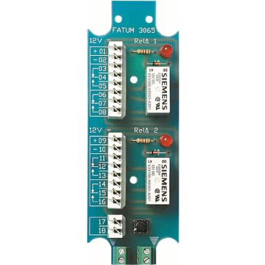 Alarmtech 3065.01 Reläplint 2-relä, 12 DC