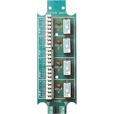 Alarmtech 3069.01 Reléklemme 4 releer, 24 V DC