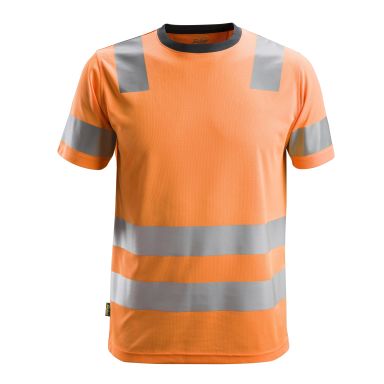 Snickers 2530 AllroundWork T-skjorte varsel, oransje