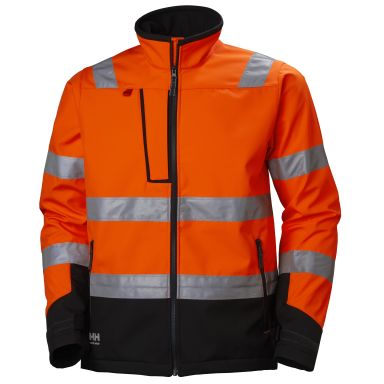 Helly Hansen Workwear Alna Softshelljacka varsel, orange/svart