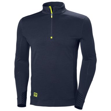 Helly Hansen Workwear Lifa Aluspaita tummansininen, lyhyt vetoketju