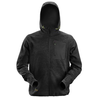 Snickers 8041 FlexiWork Hettegenser fleece, svart
