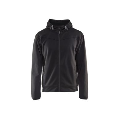 Blåkläder 336325269998XXXL Hettegenser med glidelås, svart/mørkegrå