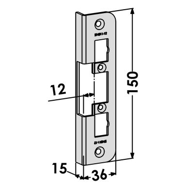 STEP ST4011-12 Stolpe för STEP 90 Release
