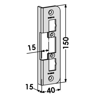 STEP ST4012-15 Stolpe för STEP 90 Release