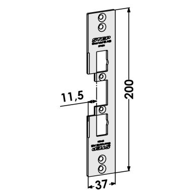 STEP ST4031 Stolpe för Wicona profilsystem