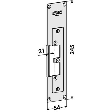STEP ST9511H Stolpe för Sapa profilsystem