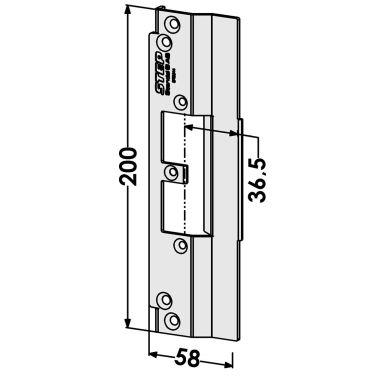 STEP ST9514 Stolpe för Schüco profilsystem