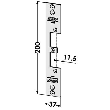 STEP ST9516 Stolpe för Wicona profilsystem