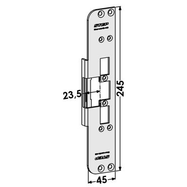 STEP ST6503 Stolpe för Schüco profilsystem