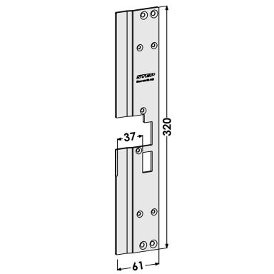 STEP ST198-B Stolpe för Wicona Wicstyle 77
