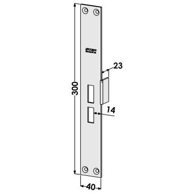 STEP ST803-A Slutbleck för stolpe ST184