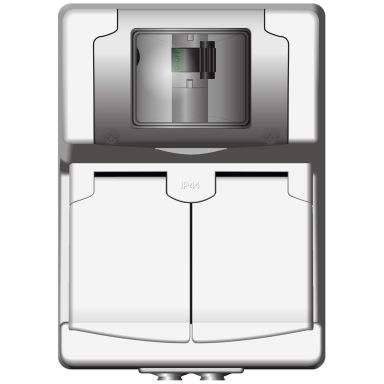 Norwesco 470504 Vägguttag halogenfri, 230V, 10 A