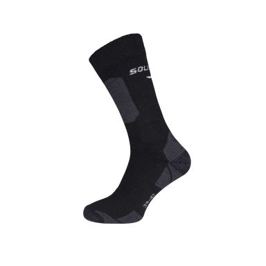 Solid Gear Performance Winter Strumpa svart/grå, merinoull, 2-pack