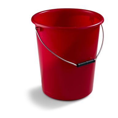Nordiska Plast 11220300 Plastbøtte med stålgrep, 12 l