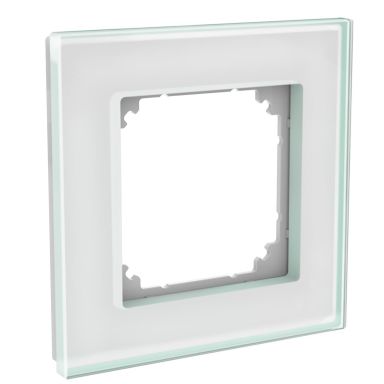 Schneider Electric WDE004035 Kombinationsram glas, solid, vit