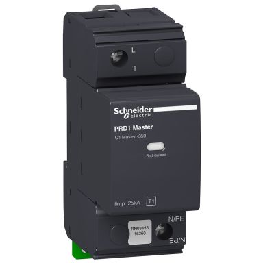 Schneider Electric 16360 Overspenningsvern mot lyn, PDR1 Master