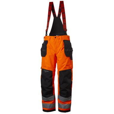 Helly Hansen Workwear Alna Shell Construction Kuorihousut heijastimet, oranssi