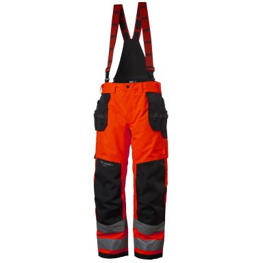 Helly Hansen Workwear Alna Shell Construction Kuorihousut huomioväri, punainen