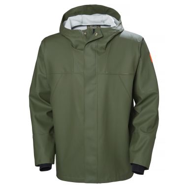 Helly Hansen Workwear Storm Sadetakki vihreä