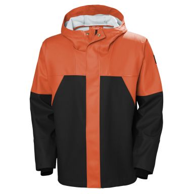 Helly Hansen Workwear Storm Regnjakke oransje/svart