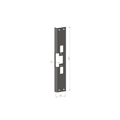 SAFETRON SA-30/15 Monteringsstolpe vänster/höger, vinklad