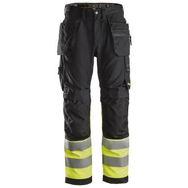 Snickers 6233 AllroundWork Arbeidsbukse varsel, gul/svart