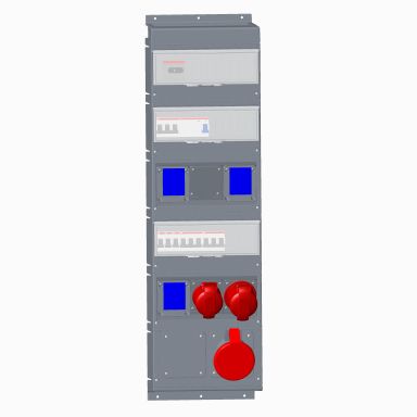 ABB 2CMA101810R1000 Modulkombi för IEC-/CEE-uttag