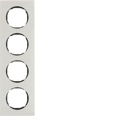 Hager 10142609 Peitekehys R.8, lasi, valkoinen