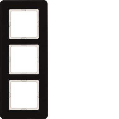 Hager 10136076 Peitekehys 3-paikkainen, Q.7, lasi