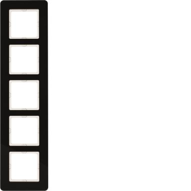 Hager 10156076 Peitekehys 5-paikkainen, Q.7, lasi