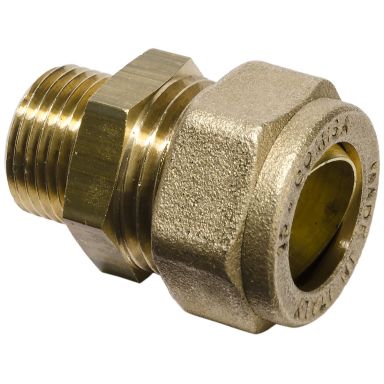 Gelia 3006155042 Klämringskoppling rak, för PEX, inkl. stödhylsa