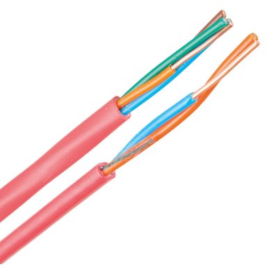 Nexans EQQRB EASY Larmkabel 2 x 1.0 mm, röd