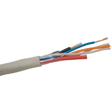 Nexans FLQQBR Larmkabel 7.5 mm ytterdiameter, vit
