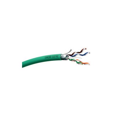 Schneider Electric VDICD135118 Datakabel 5E F/UTP 4P DCA, grön