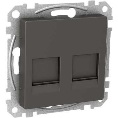 Schneider Electric WDE003378 Midtplate 2x Keystone-jack