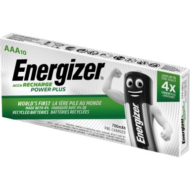 Energizer Power Plus AAANH12 10-P Batteri uppladdningsbart, 10-pack