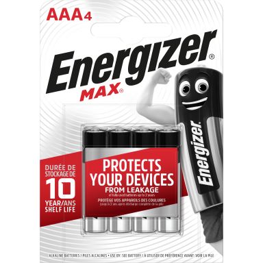 Energizer Max Batteri AAA, 1,5 V