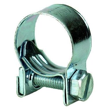 Gelia Mini Slangklämma förzinkad, 2-pack