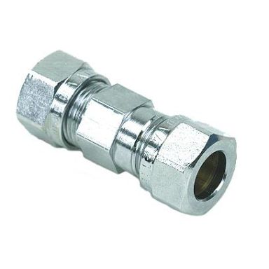 Gelia 3006111022 Klämringskoppling rak, förlängd, krom