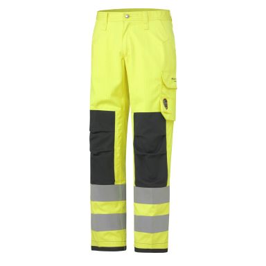 Helly Hansen Workwear Aberdeen Arbeidsbukse varsel, gul/granittgrå