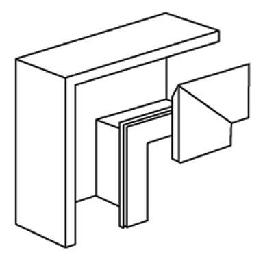 Schneider Electric INS5541311 L-stycke 80 x 72 x 130 mm